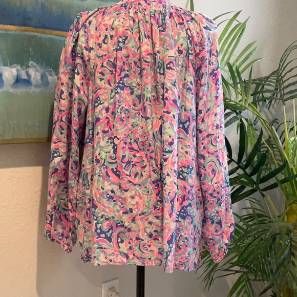 Lily Pulitzer Elsa Silk Top - Picture 4 of 6